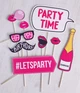 Набор фотобутафории Happy Moments "Party Vibes" 9 шт (PR-004) - изображение 1