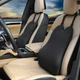 Ортопедическая подушка под спину в автомобиль Lagodrive Lago Comfort 49x40x12см черная c резинкой - изображение 1
