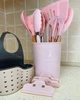 Набор кухонный Kitchen Set с 11 предметов, розовый - изображение 2