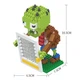 Конструктор Растения против зомби Micro Brick Зомби с сетчатой дверью Plants vs Zombies 350 деталей - изображение 2