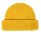 Короткая шапка вязаная желтый One size - изображение 1