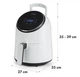 Фритюрница Klarstein AirVital (10032331) белая - изображение 5