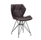 Стул обеденный Onder Mebli GREG ЭК Т. КОРИЧНЕВЫЙ 1015 BK - ML - изображение 2