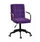 Кресло офисное Onder Mebli AUGUSTO - ARM Б-Т ПУРПУРНЫЙ В-1013 BK - MODERN OFFICE - изображение 2