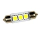 Светодиодная лампа C5W Festoon 3SMD 5050 12V 39мм Белый (31143) - изображение 3