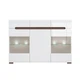 Тумба Ацтека KOM2W1D3S/10/15 (BRW (Black Red White)) Белая - изображение 1