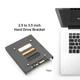 Переходник для установки SSD и HDD дисков в 3.5 отсек, металл (AF-25/35M) - изображение 6