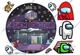 Сахарна їстівна картинка Амонг ас вис. 7,5 см, Ø19 см для хлопчика, сина на капкейки і топпери (SNP - 00165) - изображение 2