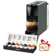 Капсульна кавоварка Nespresso Essenza Mini C30/XN110B10 GREY сіра та дегустаційний набір в подарунок на 14 капсул - зображення 1
