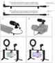 Комплект блогера Puluz PKT3028 4в1 (кольцевой свет, крепление, держатель для телефона, микрофон) - изображение 8