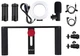 Комплект блогера Puluz PKT3028 4в1 (кольцевой свет, крепление, держатель для телефона, микрофон) - изображение 2