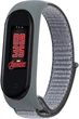 Ремешок BeCover Style Nylon для Xiaomi Mi Smart Band 5/Mi Smart Band 6 Gray-Black (BC_705423) - изображение 1