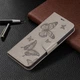 Чехол-книжка с рисунком UniCase Butterfly Pattern для Xiaomi Redmi Note 10 Pro - Grey - изображение 5