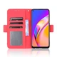 Чехол-книжка с кармашками Deexe Wallet Stand для OPPO Reno 5 Lite - Red - изображение 5
