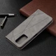 Чохол-книжка з кишеньками UniCase Geometric Pattern для Xiaomi Redmi Note 10 Pro - Grey - зображення 3