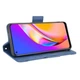 Чехол-книжка с кармашками Deexe Wallet Stand для OPPO Reno 5 Lite - Blue - изображение 4