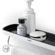 Набір аксесуарів для ванної кімнати MBM MY HOME MVM-MH-07 WHITE/BLACK білий/чорний - зображення 3