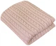 Плед Прованс Soft косы 90x130 см Пудра (4823093410381) - изображение 1