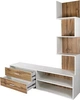 Стенка DC Afina 1600х352х1730 мм Дуб Тахо/Белый ordf (DC118392) - изображение 7