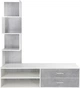 Стенка DC Afina 1600х352х1730 мм Монолит/Белый ordf (DC117708) - изображение 3