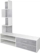 Стенка DC Afina 1600х352х1730 мм Монолит/Белый ordf (DC117708) - изображение 2