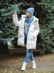 Комплект (шапка + шарф) женский SVTR 933 One Size Джинс (0933000021) - изображение 7