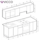 Готова кухня Vicco Raul, 240 см, білий, сонома - зображення 5