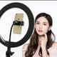 Кільцева LED лампа Scuare 30 см з тримачем для телефону S31 - зображення 4
