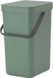 Ведро мусорное Brabantia Sort & Go 12 л Темно-зеленый (129803) - изображение 1