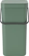 Ведро мусорное Brabantia Sort & Go 16 л Темно-зеленый (129827) - изображение 1