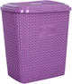 Корзина для порошка Violet House с крышкой Виолетта 28 х 21.5 х 24 см Plum (0028 Виолетта PLUM) - изображение 1