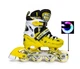 Роликові ковзани дитячі розсувні Scale Sports YELLOW LF 905 Жовті розмір 29-33 передні колеса світяться - зображення 6