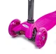 Самокат детский трехколесный MAXI Scooter PINK Розовый Светящиеся колеса Съемный руль - изображение 2