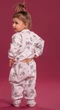 Пижама детская SweetJama Kids "Мишка с большим сердцем" с карманом на попе 92 - изображение 3