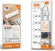 Мережевий фільтр-подовжувач LDNIO SC4408 4 розетки/4 USB 2 м White (SC4408) - зображення 5