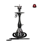 Кальян AMY DELUXE 105.02 WOODICA black 75 см - изображение 1