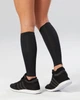 Компрессионные гетры 2XU, MCS Compression Calf Guard, M, черный/золотой логотип - изображение 2