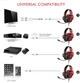 Ігрові навушники HAVIT HV-H2002D 3.5 мм Black/Red - изображение 3