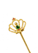 Дитяча чарівна паличка 1141-gold-green жовтий колір - зображення 2