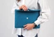 Чохол для ноутбука конверт Gudzyk MacBook Air 2020 Блакитний - зображення 5