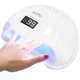 Лампа для манікюру та педикюру SUN 5 48W UV+LED White | Настільна для нарощування нігтів, сушіння гель-лаків та гелів з датчиком руху та таймером. - зображення 1