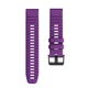 Ремешок для Garmin Fenix 6/ 8-47 мм/ 7 Pro/ 7/ 5 Plus/ 5/ Forerunner 970/ 965/ 955/ 945/ Tactix 8 - 47 мм/ Epix Pro 2 - 47 мм/ Instinct/ Marq 2/ Quatix - Purple QuickFit Silicone 010-70002-22 - изображение 1