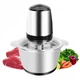 Кухонний подрібнювач для м'яса овочів та фруктів 2 л Food processor - зображення 1
