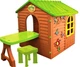 Дитячий будиночок садовий ігровий пластиковий Mochtoys столик, стілець 11045 - зображення 1