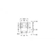 Петля Penn Elcom PO-4467-42c с упором 56мм*44,5мм сталь хром - изображение 3