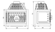 Каминная топка KAWMET W17 DECOR 16KW левая боковая без рамы - изображение 2