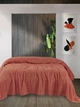 Простынь Iris Home махровая - Paprica 190*220 - изображение 1