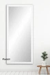 Напольное / Настенное зеркало 160х50 "Facet 1803", белый мдф - изображение 2