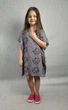 Туника накидка для девочки Jula Kids Геометрия 134 Принт - изображение 2