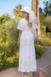 Довге пляжне плаття на гудзиках Fresh Cotton 21F-036C 50(XXL) Білий - зображення 2